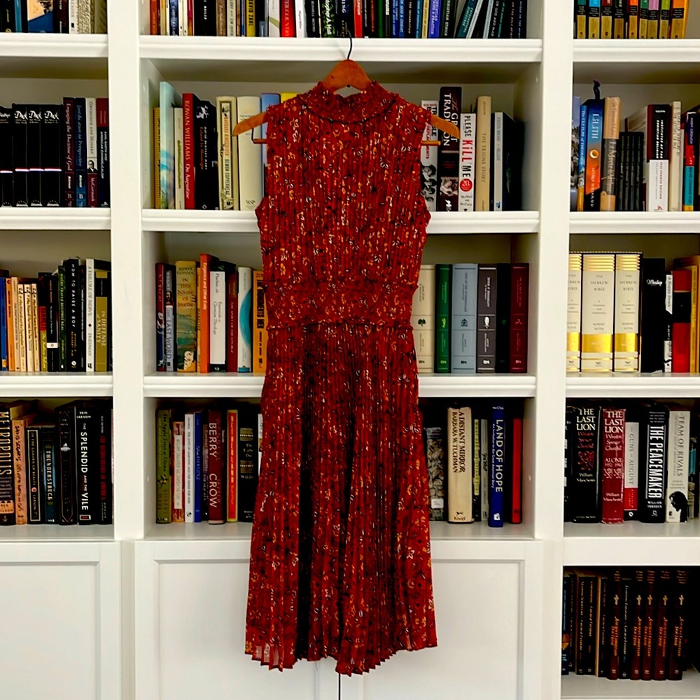 Nanette Lepore pleated floral dress